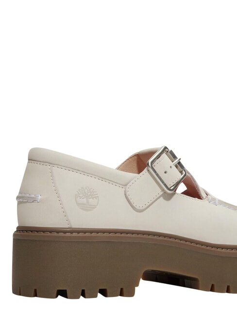 STONE STREET BUCKLE Pantof cu platforma din piele nubuc natural - Pantofi femei