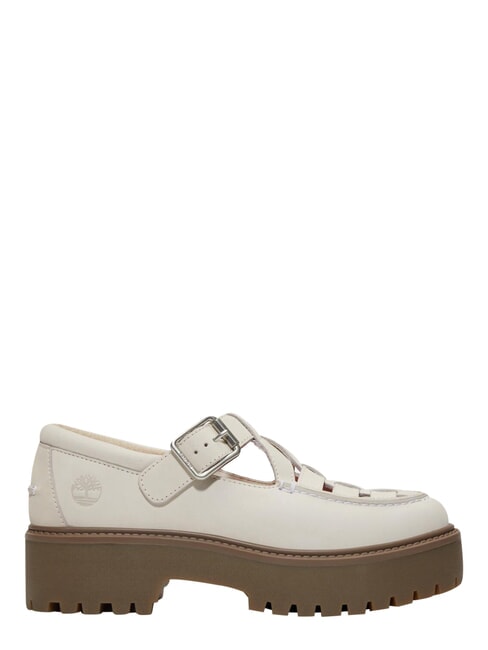 STONE STREET BUCKLE Pantof cu platforma din piele nubuc natural - Pantofi femei