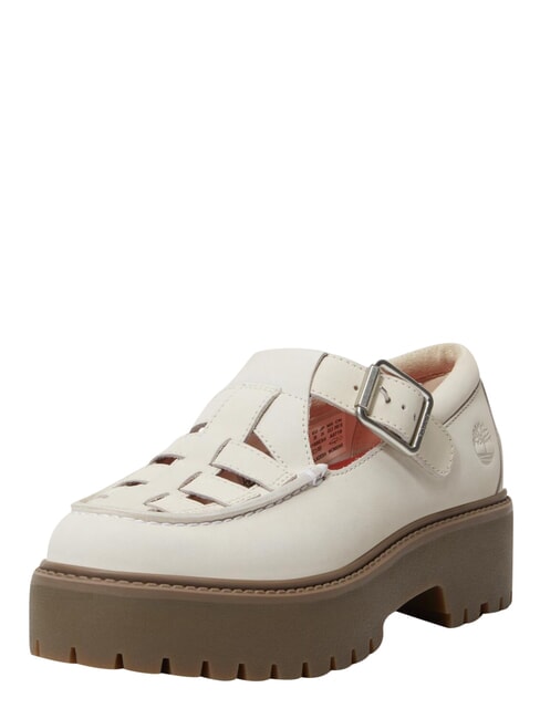 STONE STREET BUCKLE Pantof cu platforma din piele nubuc natural - Pantofi femei