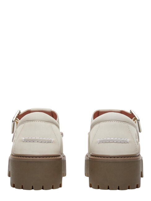 STONE STREET BUCKLE Pantof cu platforma din piele nubuc natural - Pantofi femei