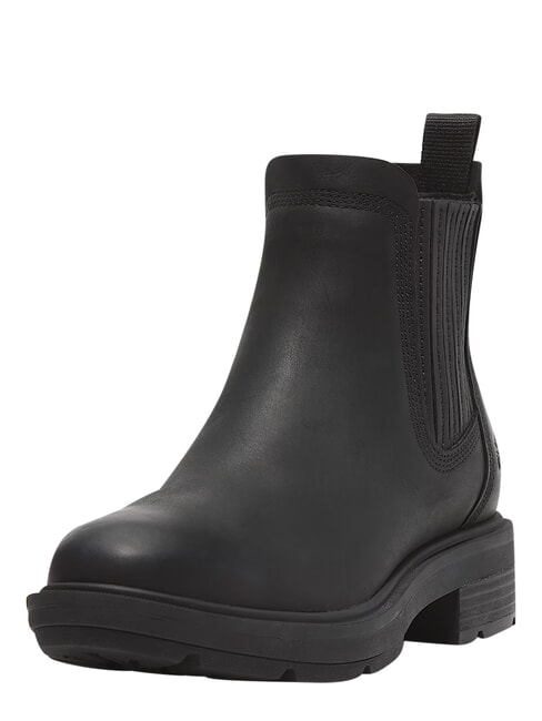 BRIMFIELD Ghete joase din piele negru plin de cereale - Pantofi femei