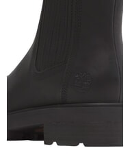 TIMBERLAND BRIMFIELD Ghete joase din piele negru plin de cereale - Pantofi femei - 9