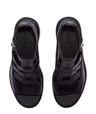 TIMBERLAND ALLINGTON Sandale &icirc;nalte de pescar negru plin de cereale - Pantofi femei - 5