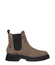 TIMBERLAND CAMBRIA VALLEY Ghete din piele pentru gleznă piele &icirc;ntoarsă gri mediu - Pantofi femei - 4