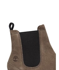TIMBERLAND CAMBRIA VALLEY Ghete din piele pentru gleznă piele &icirc;ntoarsă gri mediu - Pantofi femei - 9