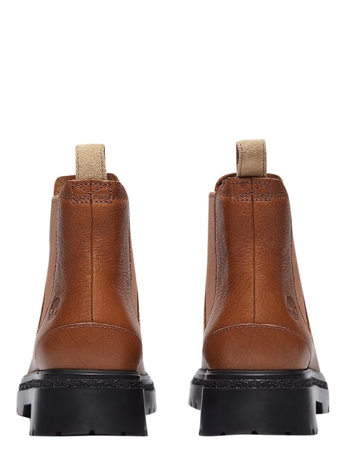 CAMBRIA VALLEY Ghete din piele pentru gleznă rugină cu bob plin - Pantofi femei