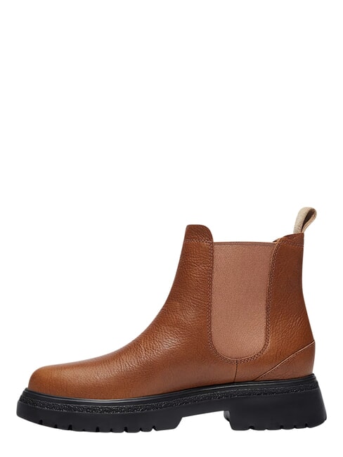 CAMBRIA VALLEY Ghete din piele pentru gleznă rugină cu bob plin - Pantofi femei