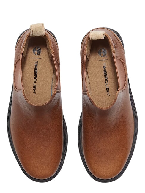 CAMBRIA VALLEY Ghete din piele pentru gleznă rugină cu bob plin - Pantofi femei