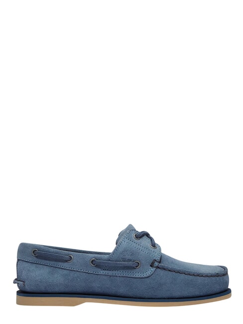 CLASSIC BOAT  Pantofi din piele intoarsa piele &icirc;ntoarsă albastru mediu - Pantofi bărbați
