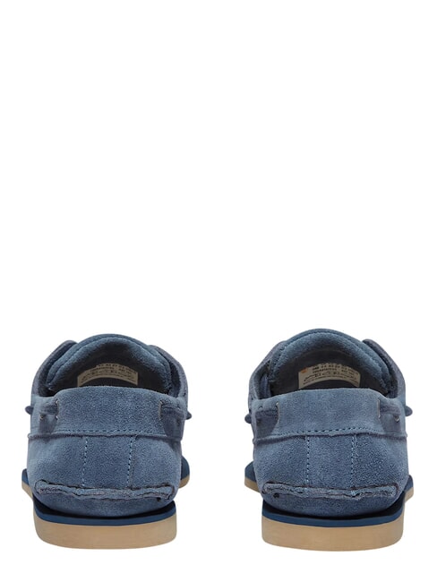 CLASSIC BOAT  Pantofi din piele intoarsa piele &icirc;ntoarsă albastru mediu - Pantofi bărbați