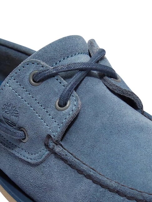 CLASSIC BOAT  Pantofi din piele intoarsa piele &icirc;ntoarsă albastru mediu - Pantofi bărbați