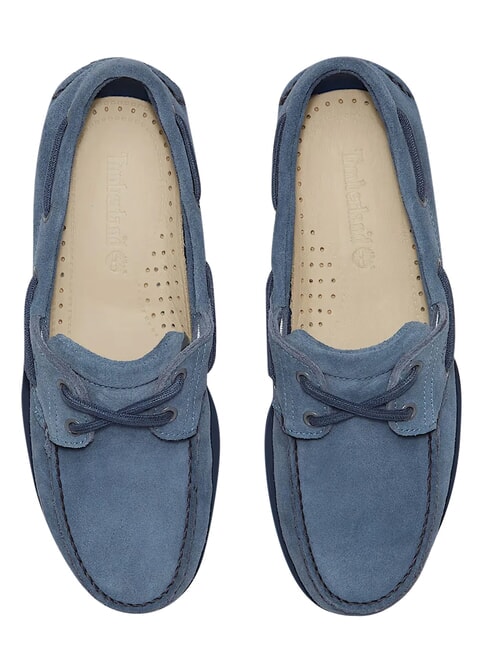 CLASSIC BOAT  Pantofi din piele intoarsa piele &icirc;ntoarsă albastru mediu - Pantofi bărbați