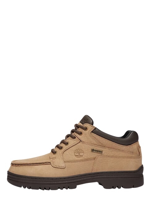 HERITAGE Ghete din piele pentru gleznă md bej nubuc w dk brn - Pantofi bărbați