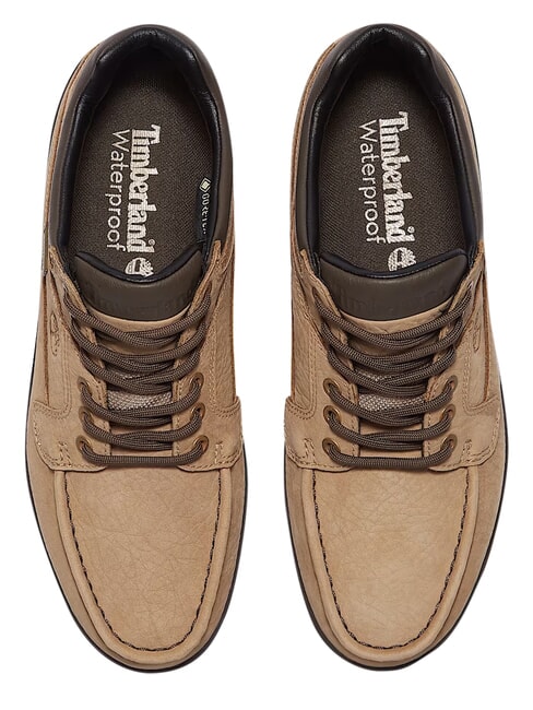 HERITAGE Ghete din piele pentru gleznă md bej nubuc w dk brn - Pantofi bărbați