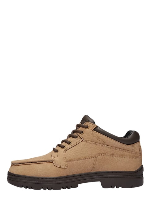 HERITAGE Ghete din piele pentru gleznă md bej nubuc w dk brn - Pantofi bărbați