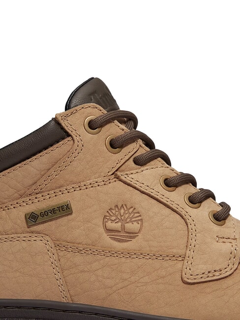 HERITAGE Ghete din piele pentru gleznă md bej nubuc w dk brn - Pantofi bărbați