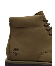 TIMBERLAND ALDEN BROOK Ghete din piele impermeabile nubuc măsliniu &icirc;nchis - Pantofi bărbați - 9