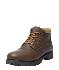TIMBERLAND PREMIUM MID  Ghete din piele impermeabile la gleznă maro &icirc;nchis fg w oliv - Pantofi bărbați - 7