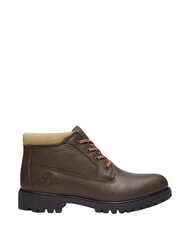 TIMBERLAND PREMIUM MID  Ghete din piele impermeabile la gleznă maro &icirc;nchis fg w oliv - Pantofi bărbați - 4