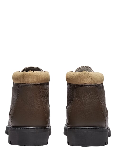 PREMIUM MID  Ghete din piele impermeabile la gleznă maro &icirc;nchis fg w oliv - Pantofi bărbați