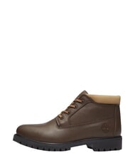 TIMBERLAND PREMIUM MID  Ghete din piele impermeabile la gleznă maro &icirc;nchis fg w oliv - Pantofi bărbați - 6