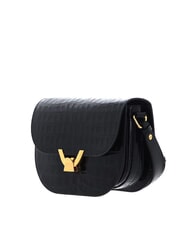 COCCINELLE CAMPIONARIO - DEW CROCO SHINY SOFT Geantă de umăr mini negru - Genți femei - 2