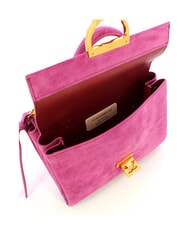 COCCINELLE CAMPIONARIO - ARLETTIS SUEDE DROPLET Geantă mini din piele cu curea de umăr pulpă roz - Genți femei - 4