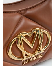 LOVE MOSCHINO EMBOSSED Geantă de umăr maro - Genți femei - 3