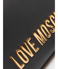 LOVE MOSCHINO BOLD LOVE Geantă de m&acirc;nă, cu curea de umăr negru - Genți femei - 4