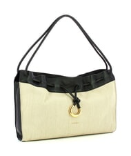 COCCINELLE CAMPIONARIO - ISABELA CANVAS Geantă hobo din p&acirc;nză și piele natural / noir - Genți femei - 2