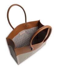 COCCINELLE CAMPIONARIO - MYRTHA CANVAS Geantă de umăr natural/cuir - Genți femei - 3