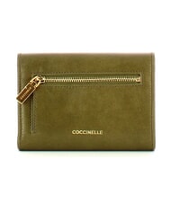 COCCINELLE  CAMPIONARIO - KELSEY VINTAGE Portofel din piele verde laur - Portofele femei - 3