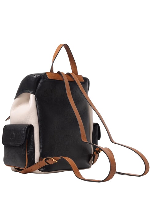 CAMPIONARIO - CAMPUS TRICOLOR Rucsac din piele noir/lambs/cuir - Genți femei