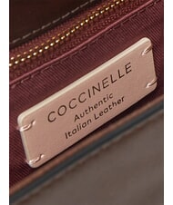 COCCINELLE CAMPIONARIO - MAGIE VINTAGE Geantă de m&acirc;nă, cu curea de umăr fondant maro - Genți femei - 4