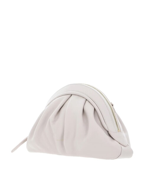 CAMPIONARIO - CHEEK SMOOTH  Geanta de umar, din piele ALB DE PIEL DE MIEL - Genți femei