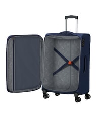 AMERICAN TOURISTER AIR WAVE Cărucior mediu, extensibil bleumarin/portocaliu - Trolere semirigide - 2