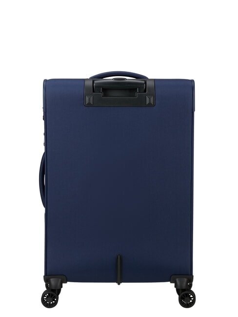 AIR WAVE Cărucior mediu, extensibil bleumarin/portocaliu - Trolere semirigide