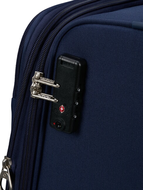 AIR WAVE Cărucior mediu, extensibil bleumarin/portocaliu - Trolere semirigide