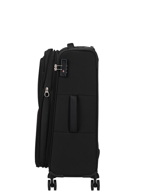 AIR WAVE Cărucior mediu, extensibil BLACK / RED - Trolere semirigide