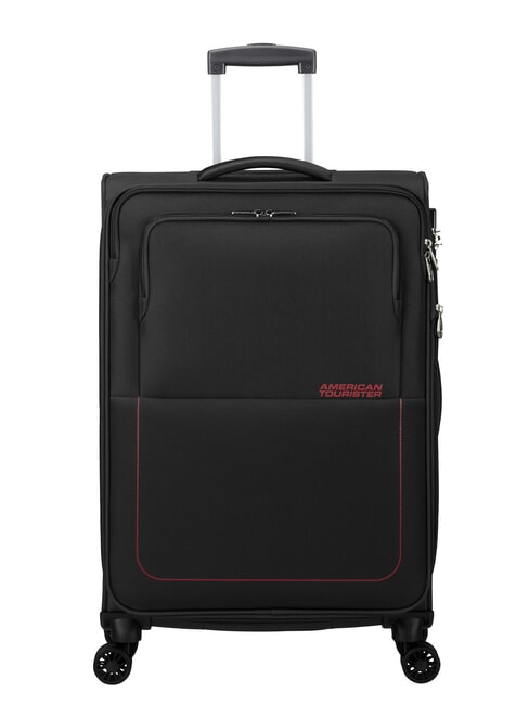 AIR WAVE Set cărucior Cabin + Mediu + Mare BLACK / RED - Set trolere