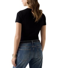 GUESS ZEBRA TRIANGLE Tricou cu m&acirc;necă scurtă jetbla - tricou - 2