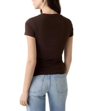 GUESS ZEBRA TRIANGLE Tricou cu m&acirc;necă scurtă maro regal - tricou - 3