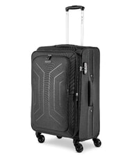 R RONCATO HEXA SOFT Cărucior mediu, extensibil negru - Trolere semirigide - 3