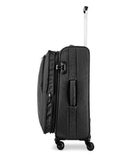 R RONCATO HEXA SOFT Cărucior mediu, extensibil negru - Trolere semirigide - 4
