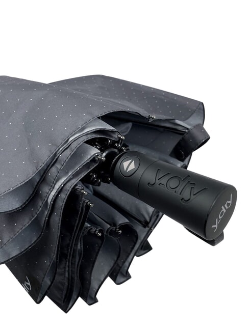 DANDY Umbrelă pliabilă automată buline negre &icirc;nchise - Umbrele