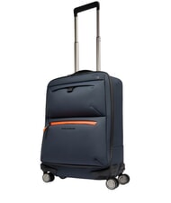 PIQUADRO CORNER SPECIALE GOMMATO Cărucior pentru bagaje de m&acirc;nă rezistent la apă albastru - Bagaje de m&acirc;nă - 3