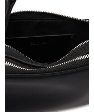 CALVIN KLEIN SIGNATURE LOGO STRAP Geantă cu funcție dublă pentru cameră negru / nichel strălucitor - Genți femei - 5
