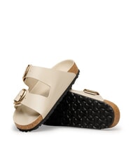 BIRKENSTOCK ARIZONA BIG BUCKLE  Sandale din piele stridie strălucitoare - Pantofi femei - 4