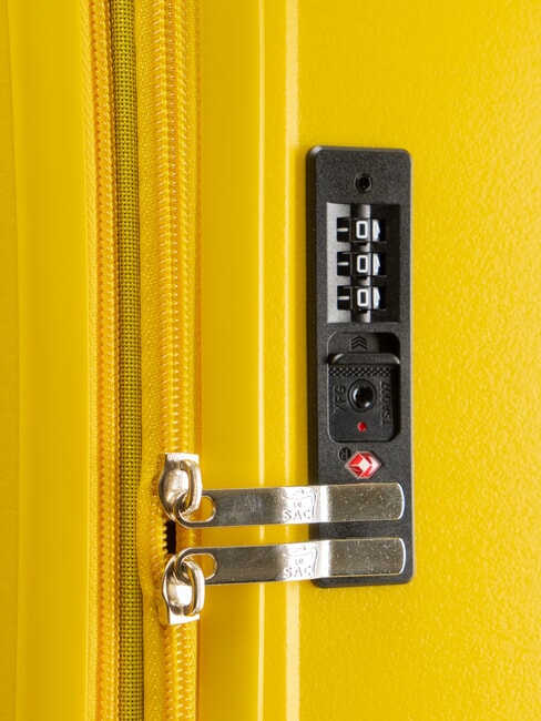 SLIDE Cărucior mare, extensibil galben deschis - Trolere rigide