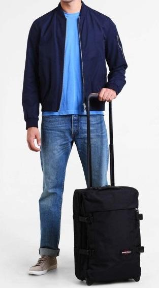 Troler/rucsac Linia STRAPVERZ S cu TSA, bagaj de mână BLACK - Bagaje de mână